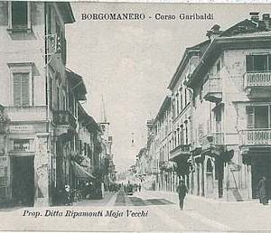 27569  CARTOLINA d'Epoca NOVARA provincia : Borgomanero 1911