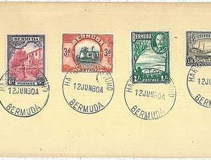 POSTAL HISTORY -  BERMUDA : Postmark on COVER 1980 - HARRINGTON BOUND
