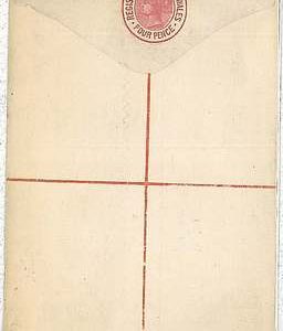 AUSTRALIA - NEW SOUTH WALES : REGISTERED LETTER - POSTAL STATIONERY : FOUR PENCE