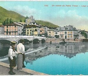 26620  CARTOLINA d'Epoca - VARESE : PONTE TRESA PONTETRESA