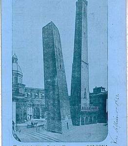 27738   CARTOLINA d'Epoca BOLOGNA  - TORRI 1912