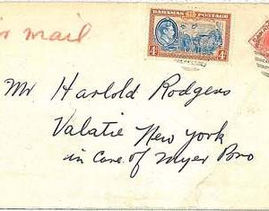 POSTAL HISTORY -  BAHAMAS : COVER to USA - NICE POSTMARK