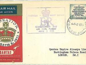 POSTAL HISTORY -  AUSTRALIA : FDC COVER  1953 -  CORONATION ELISABETH II