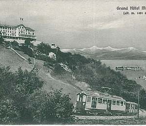 27657   CARTOLINA d'Epoca VERBANIA provincia : Mottarone 1929