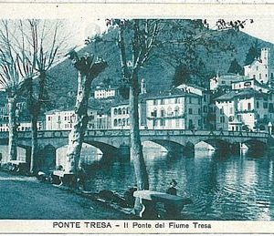 CARTOLINA d'Epoca - VARESE : PONTE TRESA PONTETRESA 1935
