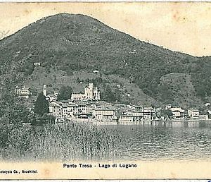 26619   CARTOLINA d'Epoca - VARESE : PONTE TRESA PONTETRESA 1908