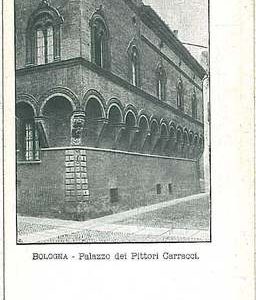 27742  CARTOLINA d'Epoca BOLOGNA  - PALAZZO CARRACCI