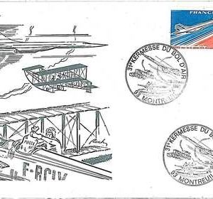 CONCORDE  AIRPLANES -  SPECIAL POSTMARK on COVER - FRANCE 1981