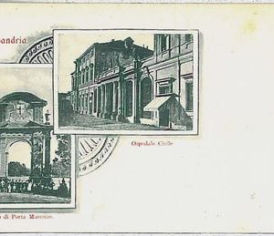 CARTOLINA d'Epoca - ALESSANDRIA Città tipo GRUSS - BELLA!