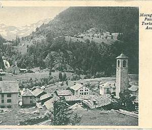 27647   CARTOLINA d'Epoca VERBANIA provincia : Macugnaga