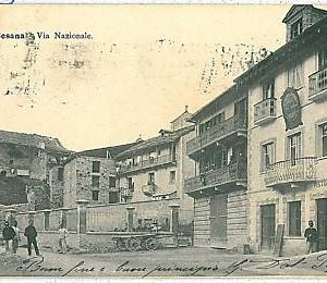 TO022  CARTOLINA d'Epoca: CESANA TORINESE - Val di SUSA TORINO