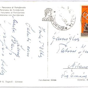 ai3638 - Italy - POSTAL HISTORY - Postcard -  Olympic Games,Livorno - 1953