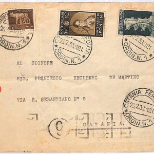 ai3601 - ITALY - POSTAL HISTORY - Cover - Music - 1938