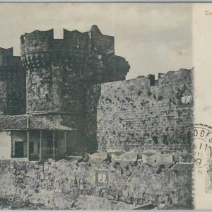 75294 - GREECE - Postal History - POSTCARD with FRENCH POST OFFICE postmark 1909