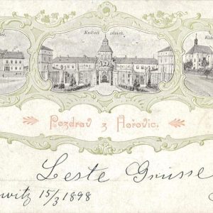 98583 - CZECHOSLOVAKIA  -  VINTAGE  POSTCARD - Gruss Aus Hořovice HOROVIC  1898