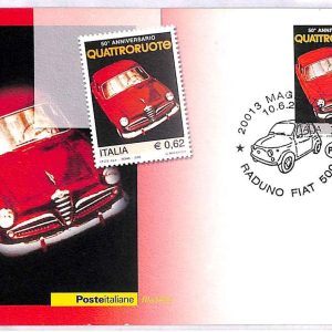 ai3214 - ITALY - POSTAL HISTORY - MAXIMUM CARD - Cars - 2004