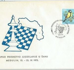 77793 - YUGOSLAVIA - Postal History - SPECIAL  COVER  1975 - Chess