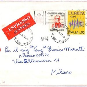 ai3802 - ITALY - POSTAL HISTORY - Cover -  CHESS - 1972