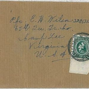 POSTAL HISTORY -  JAMAICA  - NEWSPAPER WRAPPER! HALF WAY TREE to USA