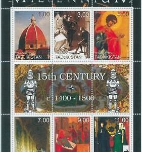 M1905 - TAJIKISTAN,1999 MINIATURE SHEET: Millennium, 15th Century Architect, Art
