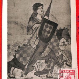 aa3227 -  SPAIN  - Postal History - MAXIMUM CARD - 1953 UNIFORMS History SHIELD