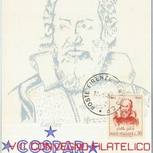 72191 - ITALY - Postal History - MAXIMUM CARD - Galileo Galilei SPACE 1964