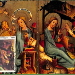 90272 - PARAGUAY -  MAXIMUM CARD -  ART Religion 1972  Meister Bertram