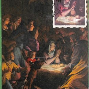 90271 - PARAGUAY -  MAXIMUM CARD -  ART Religion 1972  Giulio Cesare Procaccini