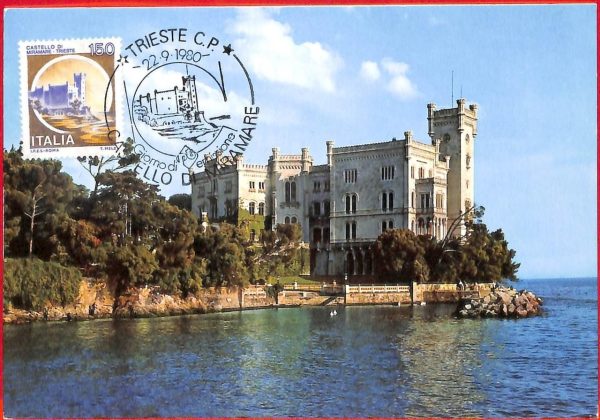 aa3292 - ITALY - POSTAL HISTORY - Maximum Card 1980 ARCHITECTURE Castle CASTELLI