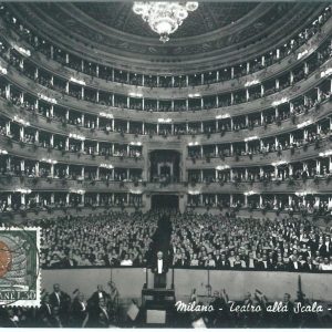 72627  - ITALY  -   MAXIMUM CARD 1963 - Verdi  MUSIC La Scala