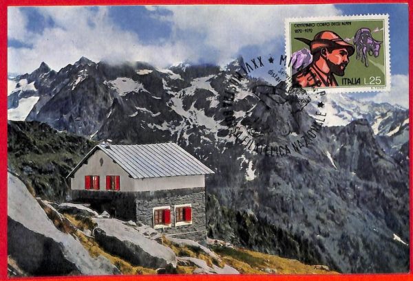 aa3311 - ITALY  - POSTAL HISTORY -  Maximum Card 1972 - ALPINI Mountaineering
