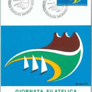 71072 -  ITALY - Postal History - FDC  MAXIMUM CARD -  STAMP DAY Riccione 1974