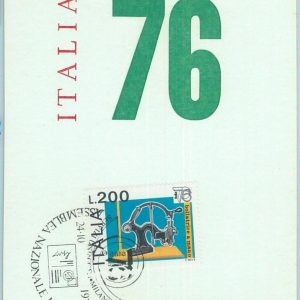 68703 - ITALY - Postal History - MAXIMUM CARD 1976 -  STAMP EXHIBITION