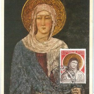 71064 -  VATICAN - Postal History - FDC  MAXIMUM CARD -  RELIGION Art  1953