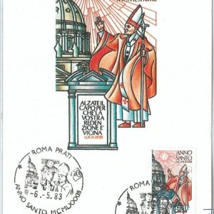 71062 -  ITALY - Postal History - FDC  MAXIMUM CARD -  RELIGION Anno Santo  1983