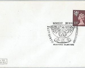 64703 - GB - POSTAL HISTORY - EVENT POSTMARK on CARD 1962 - CERAMIC Robert Burns