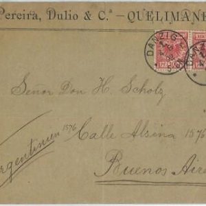 70039 - GERMANY Poland - POSTAL HISTORY - Michel 47 (2) on COVER to ARGENTINA