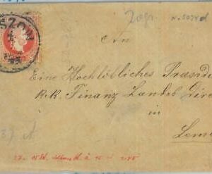 85264  - AUSTRIA Poland  - POSTAL HISTORY -  COVER  from  Rzeszów   Resche  1875