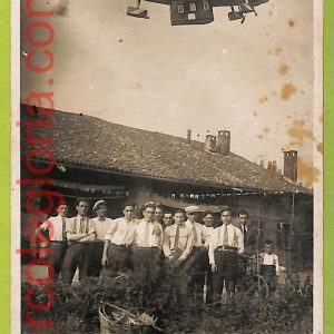 af5745 - VINTAGE POSTCARD  Ansichtskarten - Zeppelin  AIRPLANES Real Photo