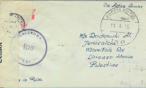 95319 - ITALY Mottola - POSTAL HISTORY - COVER - POLISH TROOPS Anders' Army 1945