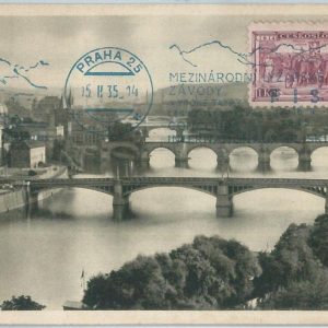 72987 -  POLAND - Postal History - POSTMARK on Postcard: SPORT Skiing  1935