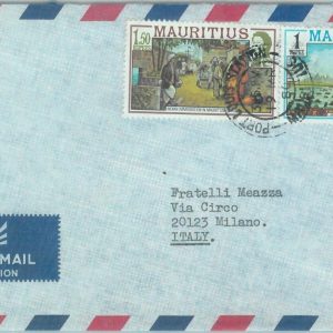 83392 -  MAURITIUS  - POSTAL HISTORY  - AIRMAIL COVER to ITALY 1980