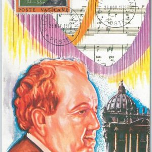 65511 -  VATICAN Vaticano - Postal History - MAXIMUM CARD - MUSIC  1972
