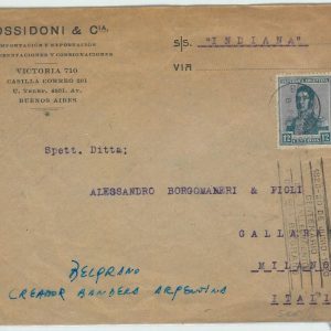 66391 - ARGENTINA - Postal History - SPECIAL POSTMARK on COVER: FLAGS