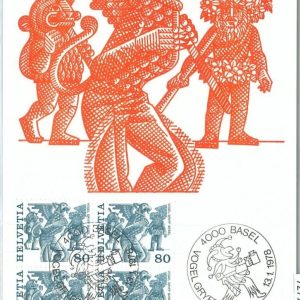 72712 -  SWITZERLAND - Postal History -  MAXIMUM CARD -  MUSIC Birds  1978
