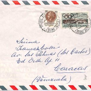 ai3648 - Italy - POSTAL HISTORY - Air Mail Cover -  Olympic Games - 1961