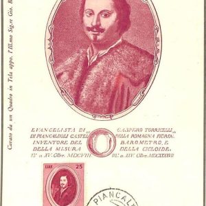90047 - ITALY - Postal History - FDC MAXIMUM CARD - 1958  TORRICELLI Physics