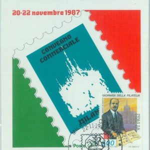 83579 -  ITALY - Postal History - MAXIMUM CARDS - ARCHITECTURE 1987