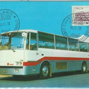 68700 - ITALY - Postal History - MAXIMUM CARD 1972  - TRANSPORT: Bus