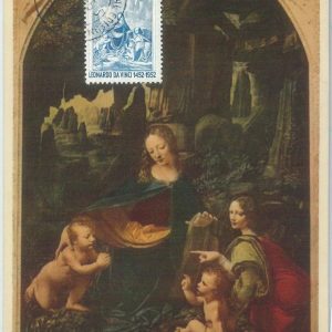 81191 - ITALY - Postal History -  MAXIMUM CARD - LEONARDO da VINCI - art 1953